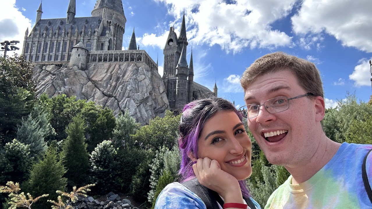 Matt and Nicole at Wizarding World of Harry Potter